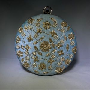 Light Blue Bridal/Wedding Clutch